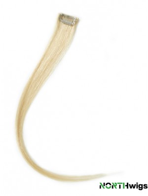 Hairstyles Blonde Straight Remy Human Hair Clip In Hair Extensions