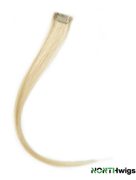 Hairstyles Blonde Straight Remy Human Hair Clip In Hair Extensions