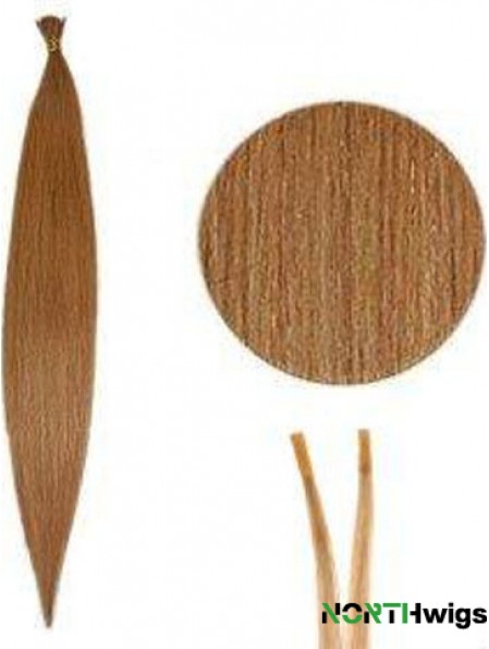 Auburn Straight Stick/I Tip Hair Extensions