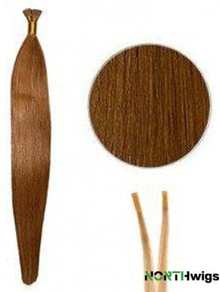 Auburn Straight Stick/I Tip Hair Extensions