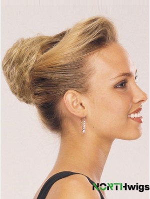 Blonde Red Wraparound Ponytail