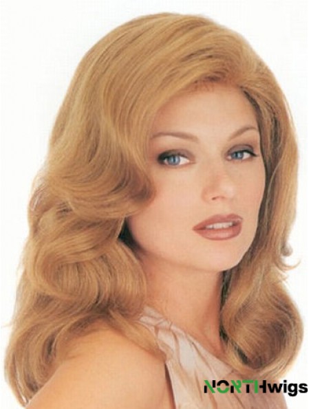 Wavy Blonde Convenient Long Classic Wigs