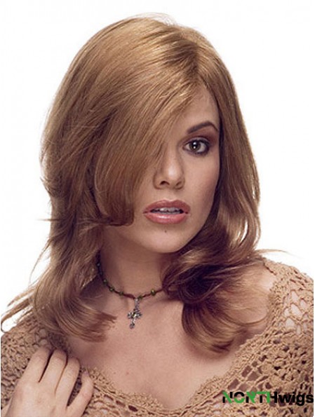  Lace Front Wavy Remy Human Hair Durable Long Wigs