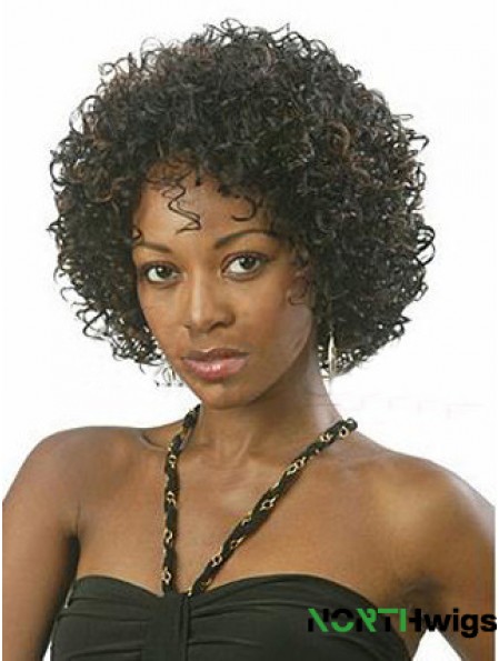 New 10 inch Chin Length Kinky Wigs For Black Women