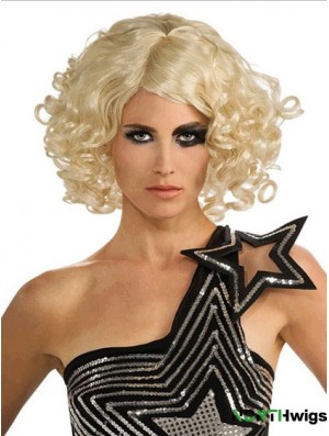 12 inch Incredible Chin Length Curly Bobs Lady Gaga Wigs