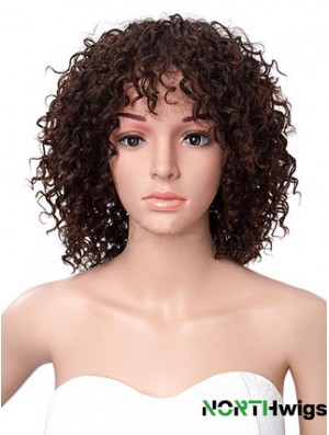 14 inch Brown Lace Front Wigs For Black Women