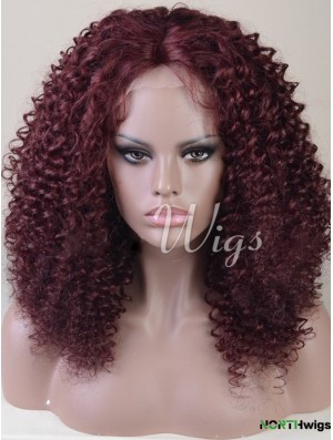 Ideal 14 inch Long Kinky Wigs For Black Women