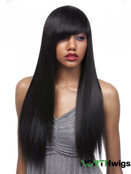 24 inch Black Lace Front Wigs For Black Women