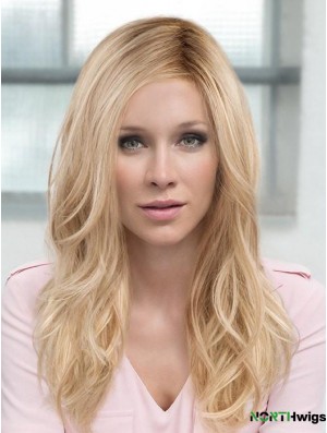 Layered Blonde Wavy 18 inch Long Synthetic Hair Wig