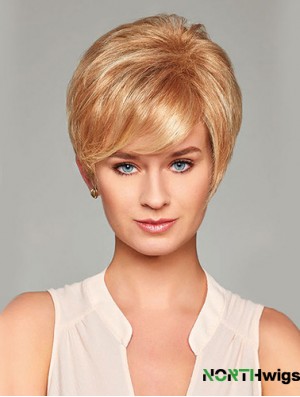 Short Wavy Capless Layered 8 inch Suitable Synthetic Wigs