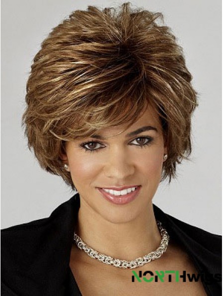 Wavy Brown Cheapest Short Classic Wigs