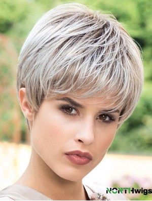 Fashion 6 inch Straight Boycuts Short Wigs