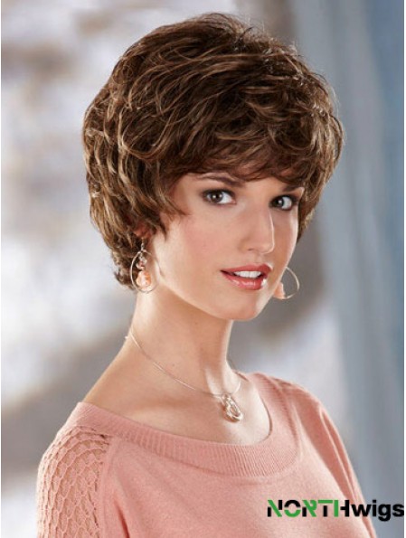 Wavy Brown Online Short Classic Wigs