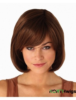 Straight Bobs 11 inch Auburn Best Synthetic Wigs