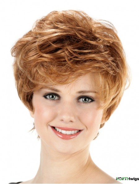 Short Classical Wavy 8 inch Capless Wigs