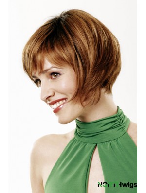 9 inch Straight Ombre/2 tone Synthetic Chin Length Monofilament Wigs Bob Style