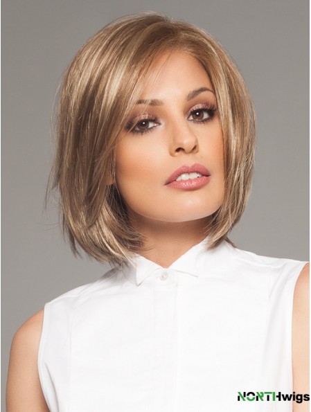 Chin Length Blonde Gorgeous 10 inch Straight Bob Wigs