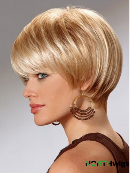 Short Bob Wigs For Women With Capless Straight Style Short Length