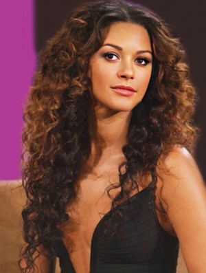  Single Ladies Wig With Full Lace Curly Style Remy Human