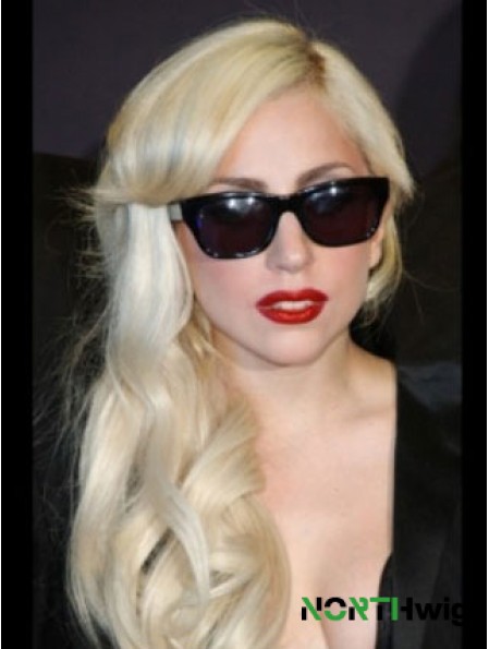 16 inch Good Long Wavy With Bangs Lady Gaga Wigs