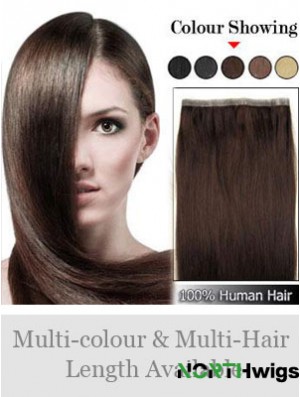 Straight Remy Human Hair Brown Cheapest Weft Extensions