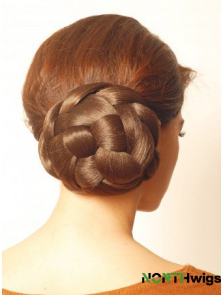 Brown Hair Pieces Bun