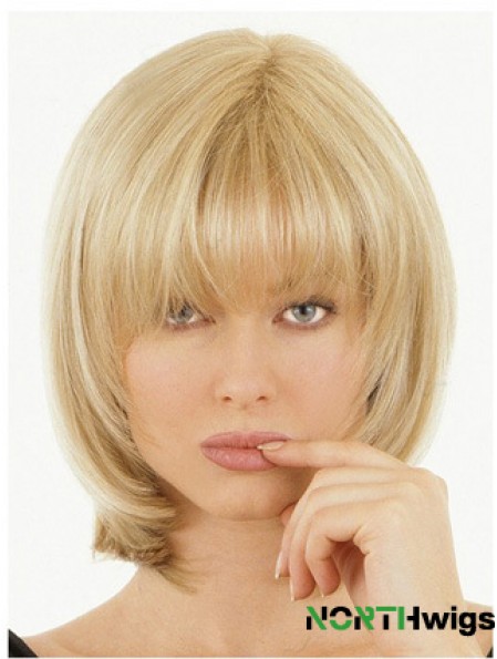 Half Wigs With Remy Human Hair Straight Style Blonde Hair Toppers Hairpieces