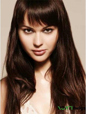 Remy Human Hair Auburn Fringe Extensions