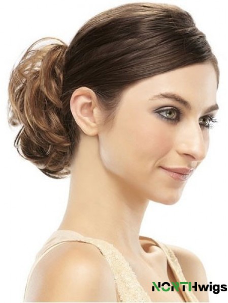 Brown Bun Hair Wrap